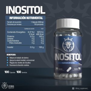INOSITOL - 100 Cápsulas