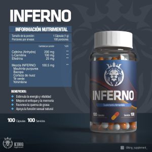 INFERNO - 100 Cápsulas