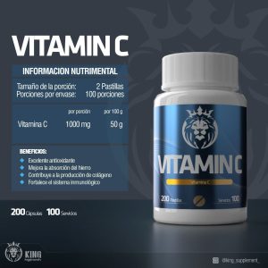 VITAMINA C - 200 Cápsulas
