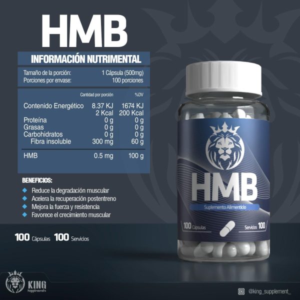 HMB - 100 Cápsulas